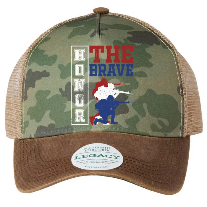 Memorial Day Honor The Brave Military Veterans Gift Legacy Tie Dye Trucker Hat