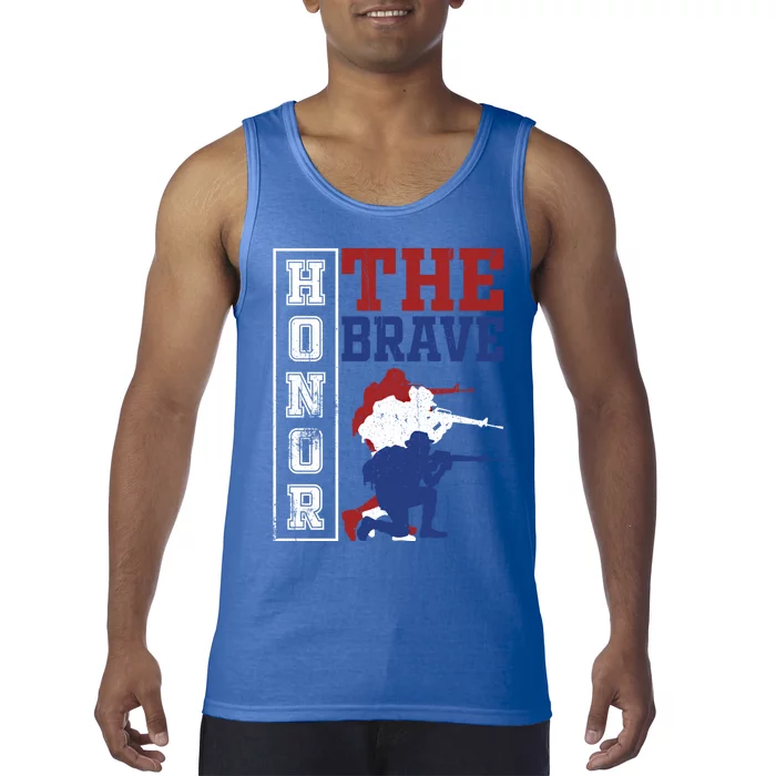 Memorial Day Honor The Brave Military Veterans Gift Tank Top