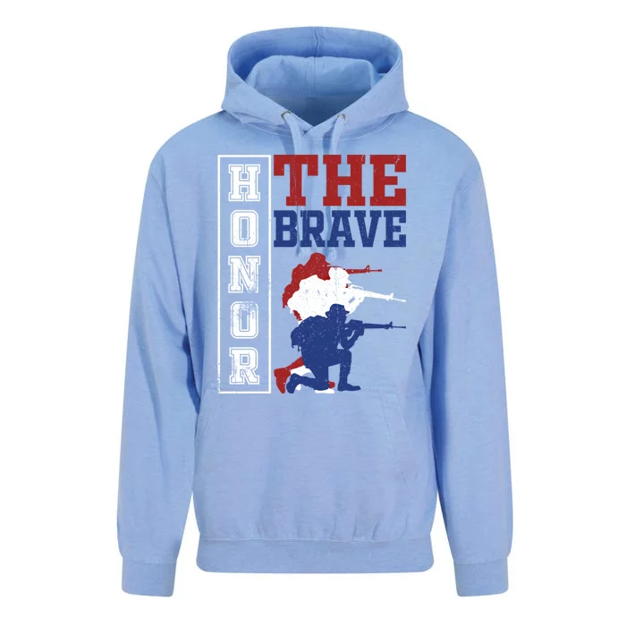 Memorial Day Honor The Brave Military Veterans Gift Unisex Surf Hoodie