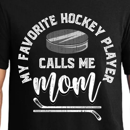 Mothers Day Hockey Fan Hockey Player Mom Sport Hockey Gift Pajama Set