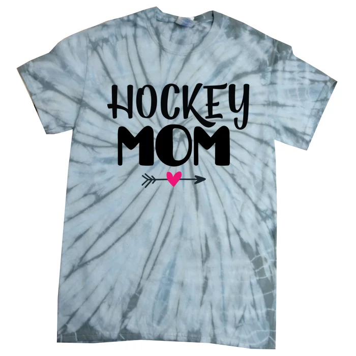 Mother's Day Hockey Mom Sport Fan Funny Gift Tie-Dye T-Shirt