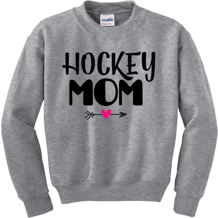 Mother's Day Hockey Mom Sport Fan Funny Gift Kids Sweatshirt