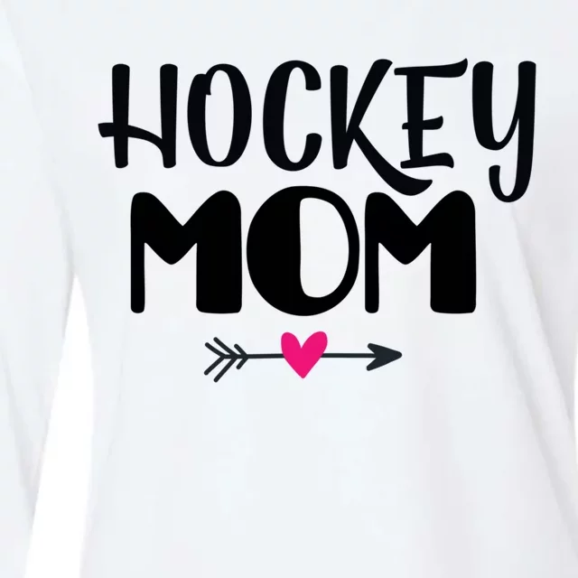 Mother's Day Hockey Mom Sport Fan Funny Gift Womens Cotton Relaxed Long Sleeve T-Shirt