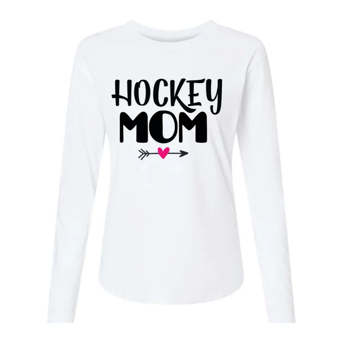 Mother's Day Hockey Mom Sport Fan Funny Gift Womens Cotton Relaxed Long Sleeve T-Shirt