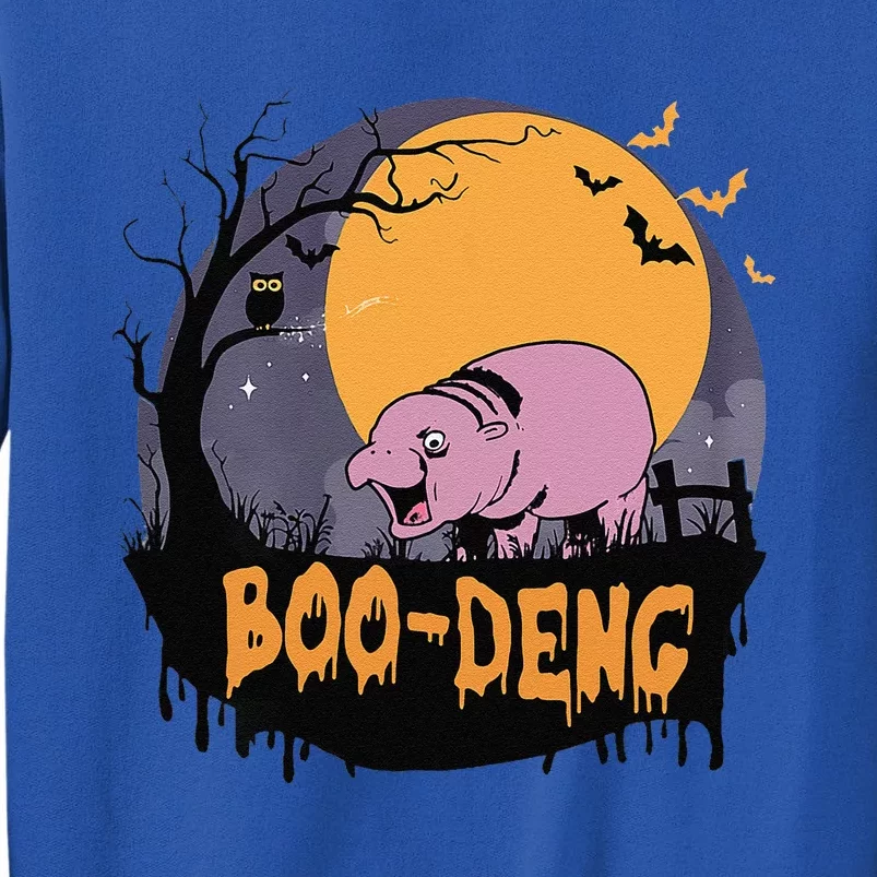 Moo Deng Halloween Boo Deng Halloween Tall Sweatshirt