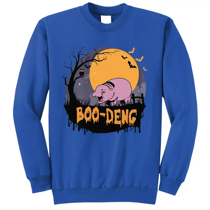 Moo Deng Halloween Boo Deng Halloween Tall Sweatshirt