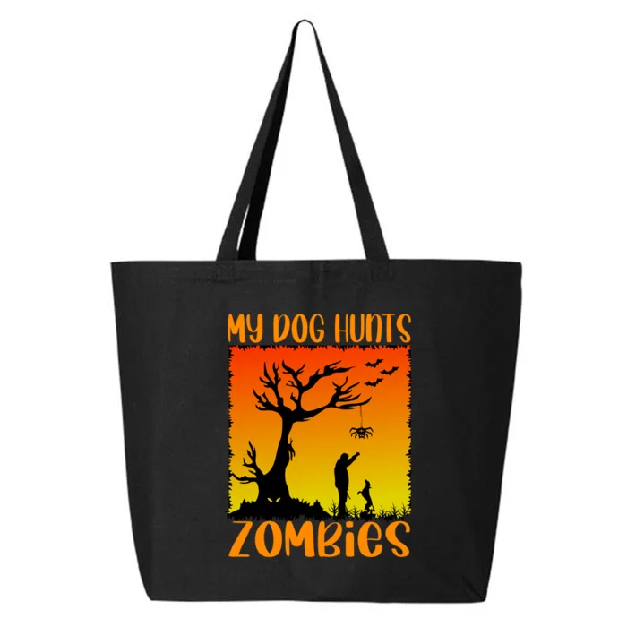 My Dog Hunts Zombies Halloween 25L Jumbo Tote