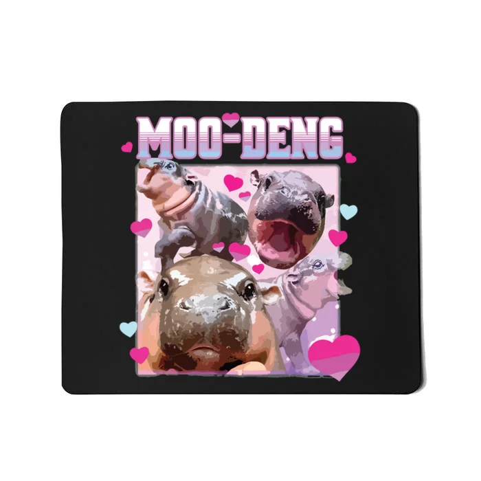 Moo Deng Hippo Baby Pygmy Funny Mousepad