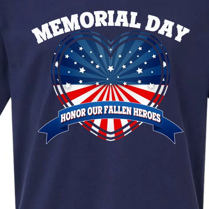 Memorial Day Honor Our Fallen Heroes Sueded Cloud Jersey T-Shirt