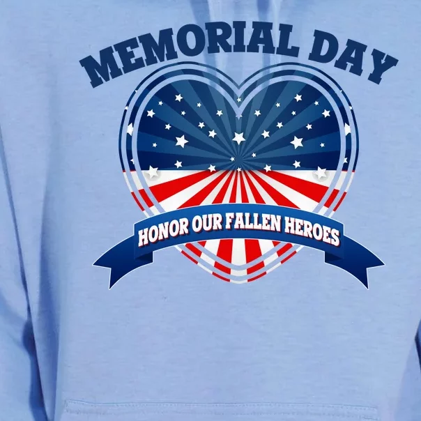 Memorial Day Honor Our Fallen Heroes Unisex Surf Hoodie