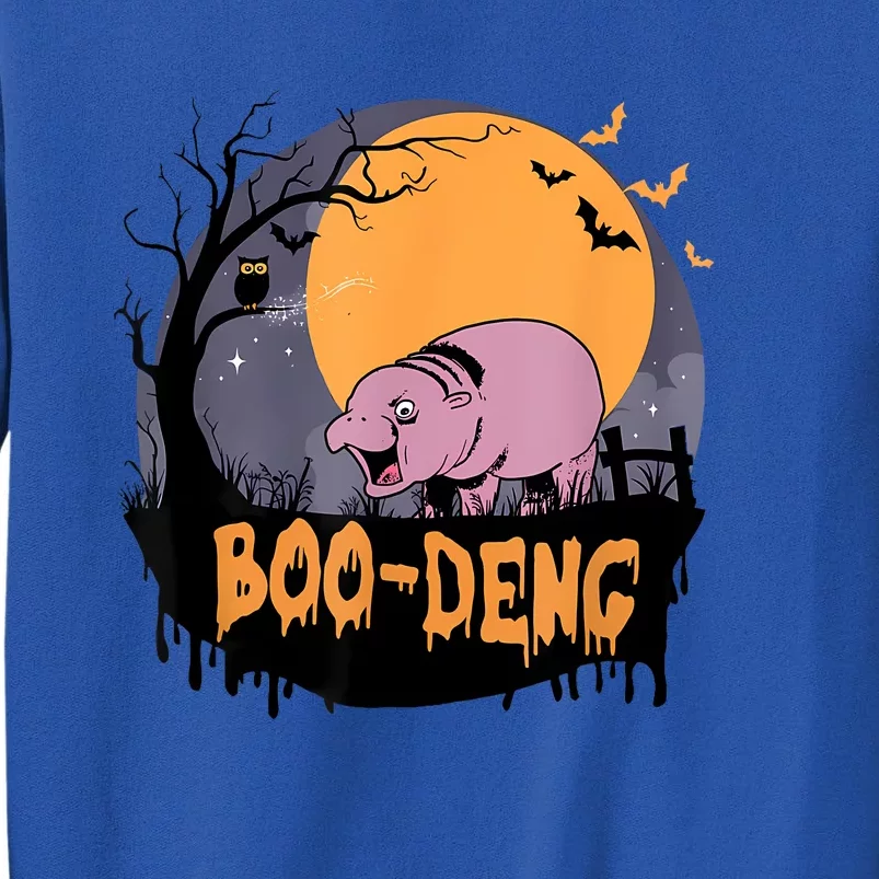 Moo Deng Halloween Boo Deng Halloween Tall Sweatshirt