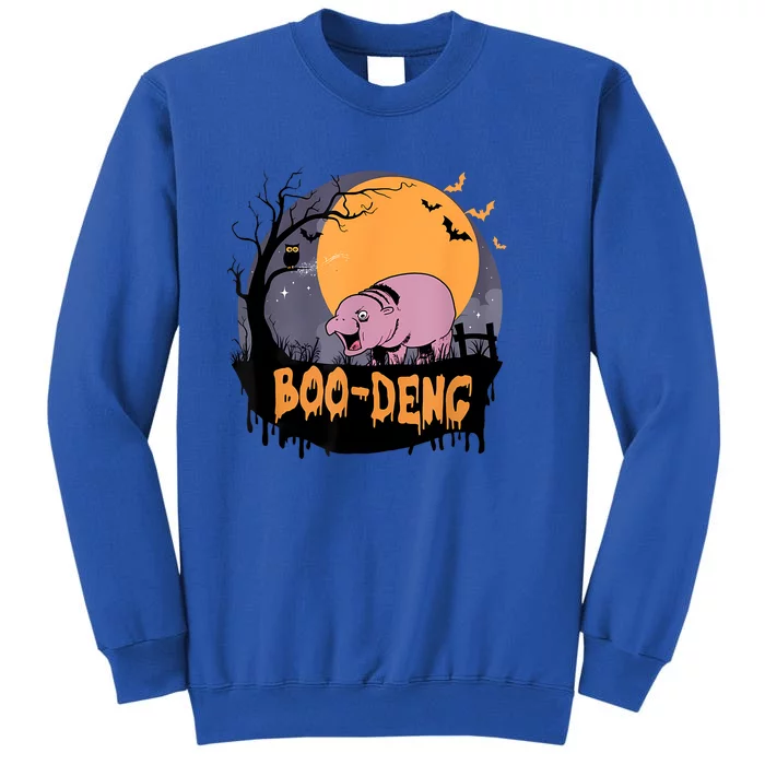 Moo Deng Halloween Boo Deng Halloween Tall Sweatshirt