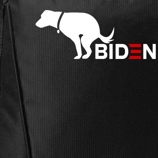 My Dog Hates Biden Funny Anti Biden City Backpack