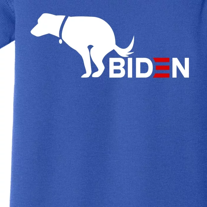 My Dog Hates Biden Funny Anti Biden Baby Bodysuit