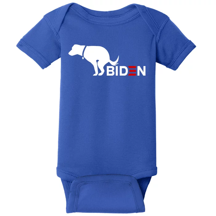 My Dog Hates Biden Funny Anti Biden Baby Bodysuit