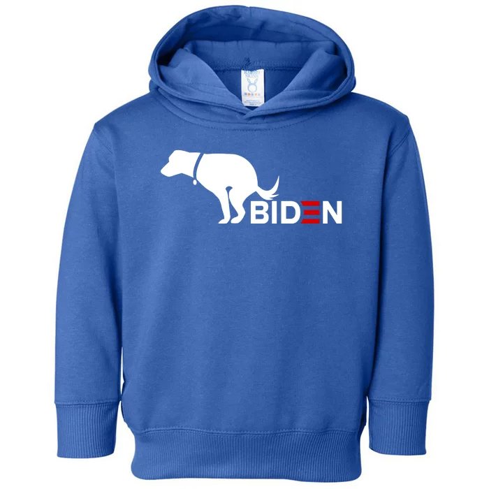 My Dog Hates Biden Funny Anti Biden Toddler Hoodie