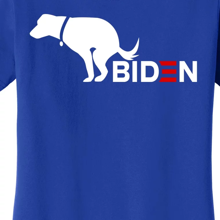 My Dog Hates Biden Funny Anti Biden Women's T-Shirt