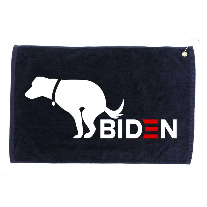 My Dog Hates Biden Funny Anti Biden Grommeted Golf Towel