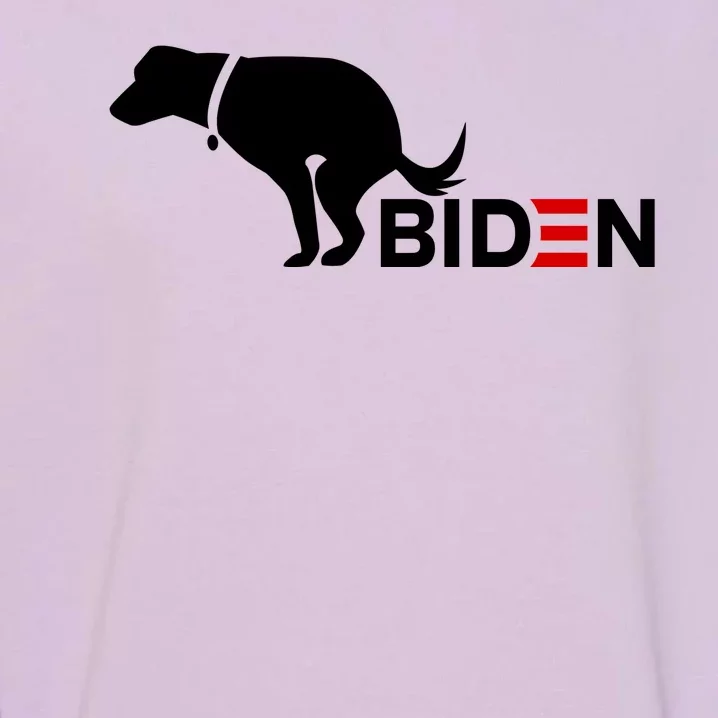 My Dog Hates Biden Funny Anti Biden Garment-Dyed Sweatshirt