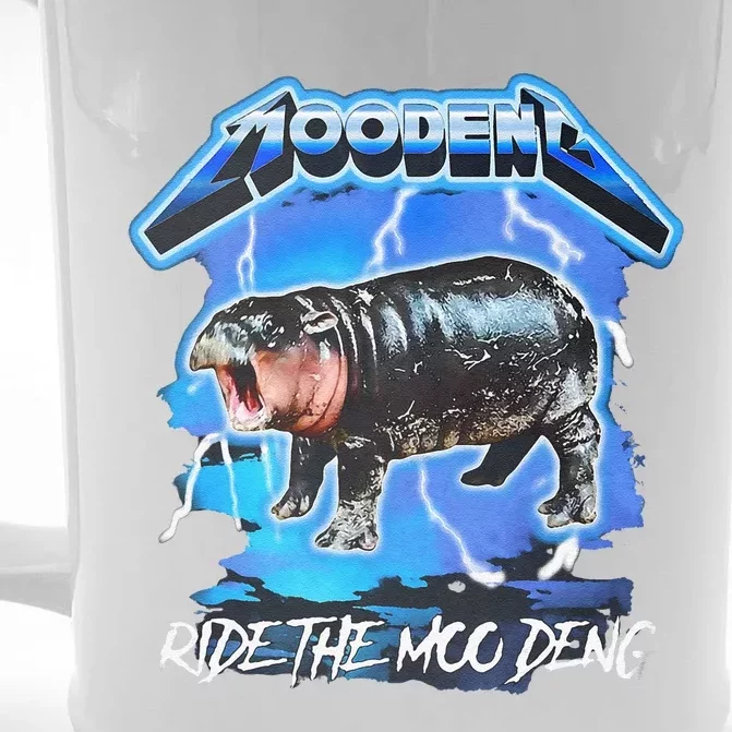 Moo Deng Hippo Ride The Moo Deng Gift Front & Back Beer Stein