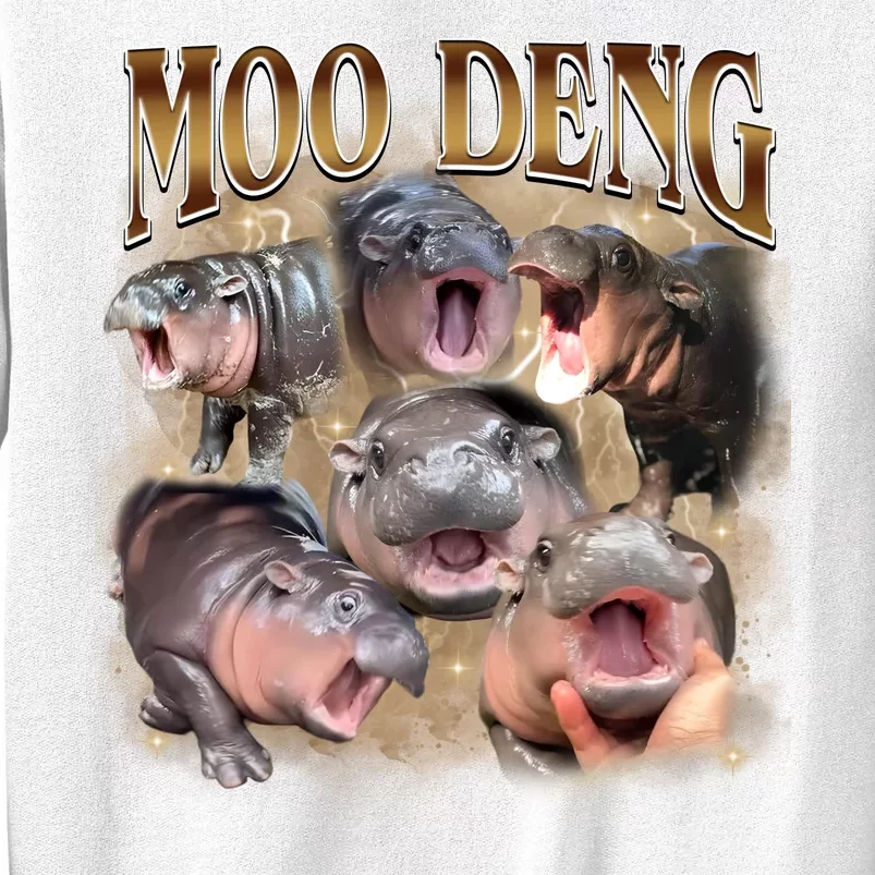 Moo Deng Hippo Meme Funny Animal Sweatshirt