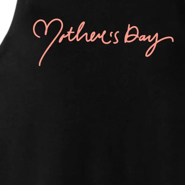 Mother's Day Heart Cute Gift Ladies Tri-Blend Wicking Tank