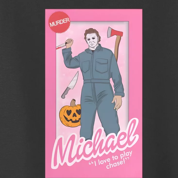 Michael Doll Horror Movie Doll Funny Halloween Toddler T-Shirt