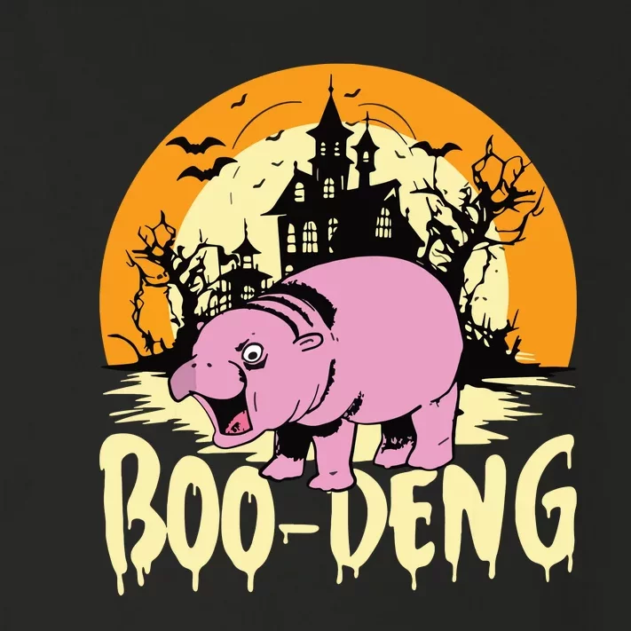 Moo Deng Halloween Boo Deng Halloween Toddler Long Sleeve Shirt