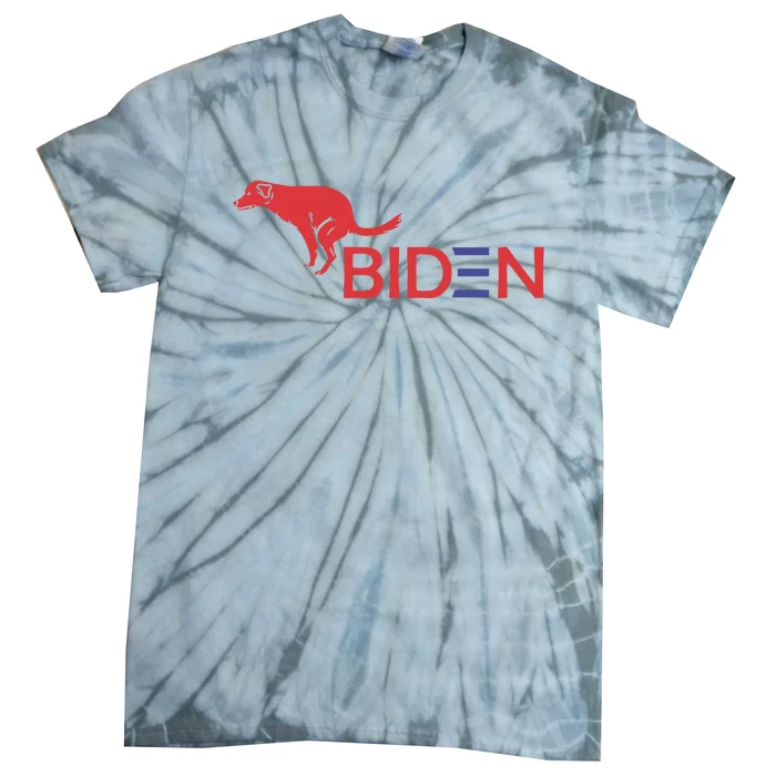 My Dog Hates Biden Funny Anti Biden Tie-Dye T-Shirt