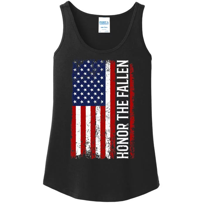 Memorial Day - Honor and remember the Fallen Ladies Essential Tank