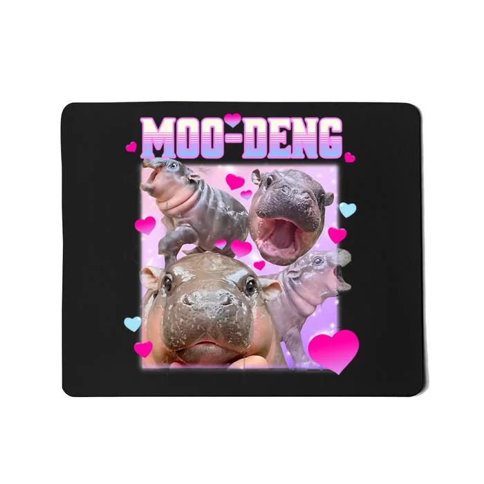 Moo Deng Hippo Baby Pygmy Funny Mousepad