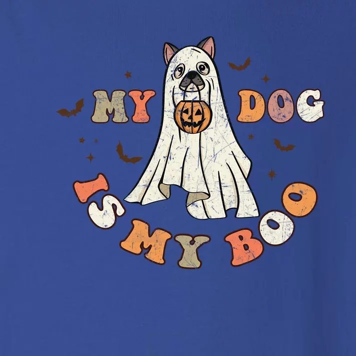 My Dog Is My Boo Ghost Dog Retro Halloween Candy Dogs Lover Gift Toddler Long Sleeve Shirt