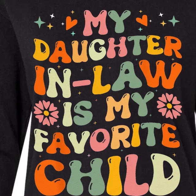 My Daughterinlaw Is My Favorite Child Funny Fathers Day Womens Cotton Relaxed Long Sleeve T-Shirt