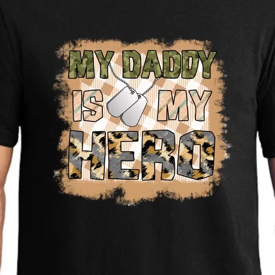 My Daddy Is My Hero Veteran Dad Gift Father's Day Pajama Set