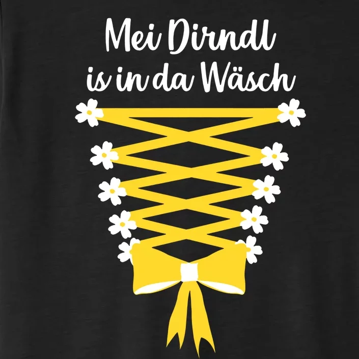 Mei Dirndl Is In Da Wasch Oktoberfest German Drinking Team Beer Lover ChromaSoft Performance T-Shirt