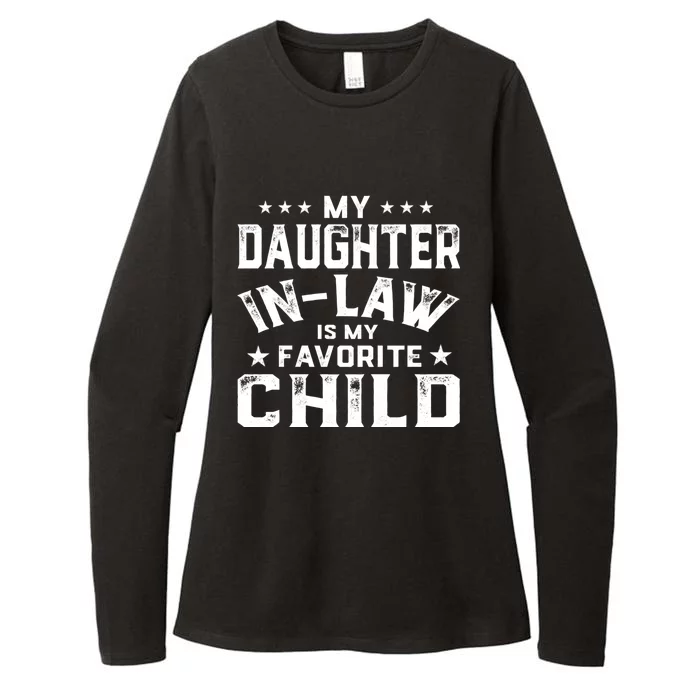 My Daughter In Law Is My Favorite Child Fathers Day In Law Womens CVC Long Sleeve Shirt