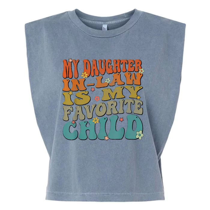 My Daughter In-law Is My Favorite Child Family Matching Garment-Dyed Women's Muscle Tee