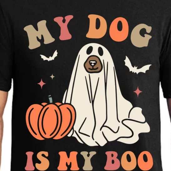 My Dog Is My Boo Halloween Dog Ghost Costume Trick Or Treat Great Gift Pajama Set