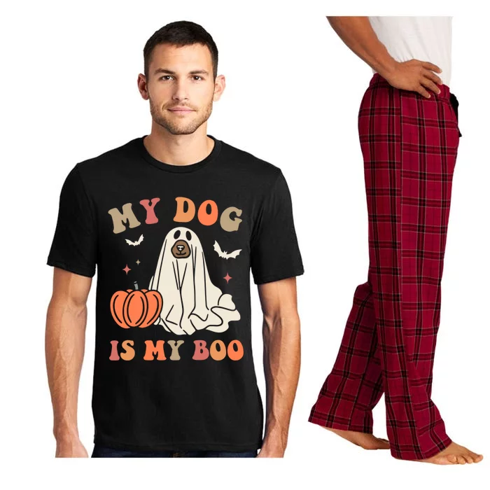 My Dog Is My Boo Halloween Dog Ghost Costume Trick Or Treat Great Gift Pajama Set