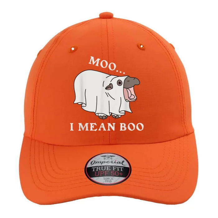 Moo Deng I Mean Boo Halloween Cute Baby Hippopotamus Funny The Original Performance Cap