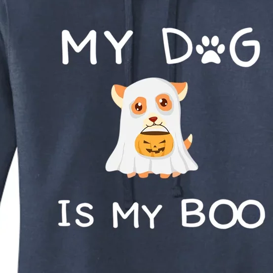 My Dog Is My Boo Meaningful Gift Women's Pullover Hoodie