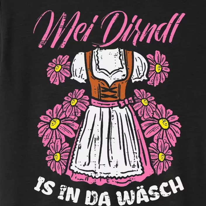 Mei Dirndl In Da Wasch Oktoberfest Funny German ChromaSoft Performance T-Shirt