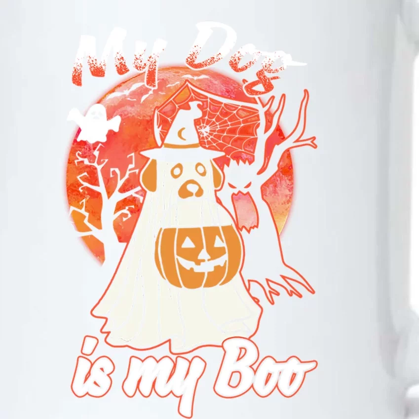 My Dog Is My Boo Funny Halloween Funny Gift Black Color Changing Mug