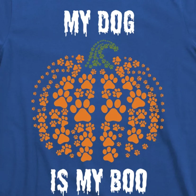 My Dog Is My Boo Funny Spooky Dog Mom Dad Halloween Great Gift T-Shirt