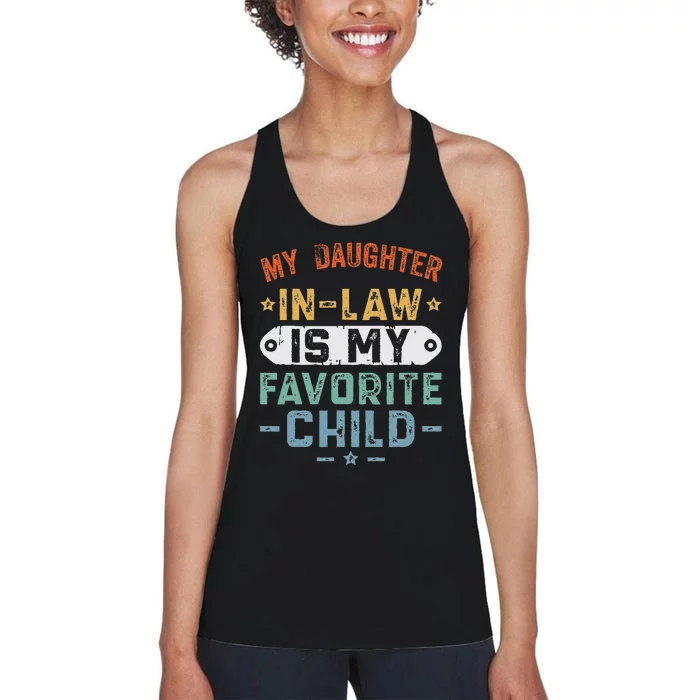 My Daughter In Law Is My Favorite Child Women's Racerback Tank