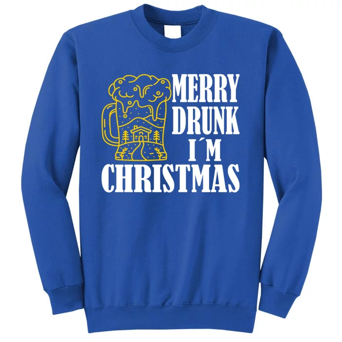 Merry Drunk I´M Christmas Beer Gift Tall Sweatshirt