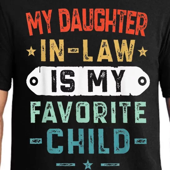 My Daughter In Law Is My Favorite Child Funny Family Gifts Pajama Set