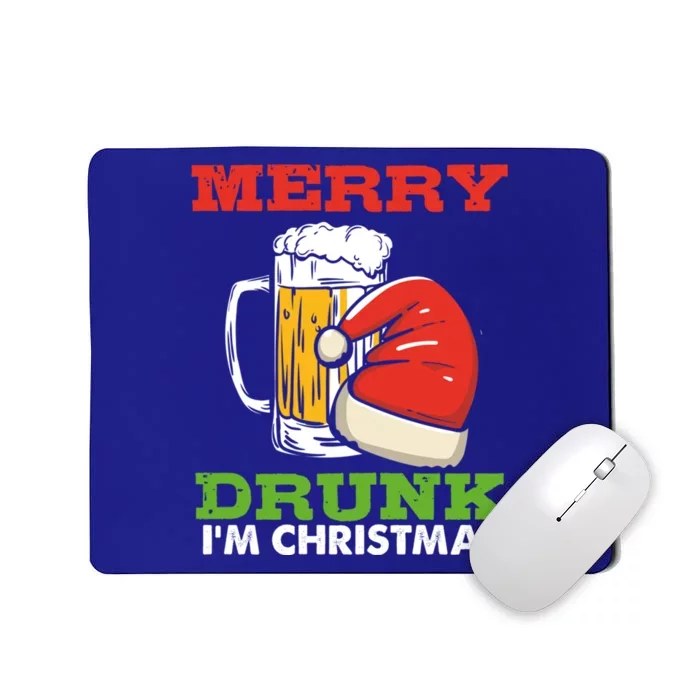 Merry Drunk I’M Christmas Funny Xmas Ing Pun Gift Mousepad