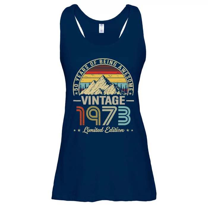 My Daughter Is 50 Years Old 1973 50th Birthday Gifts Long Ladies Essential Flowy Tank