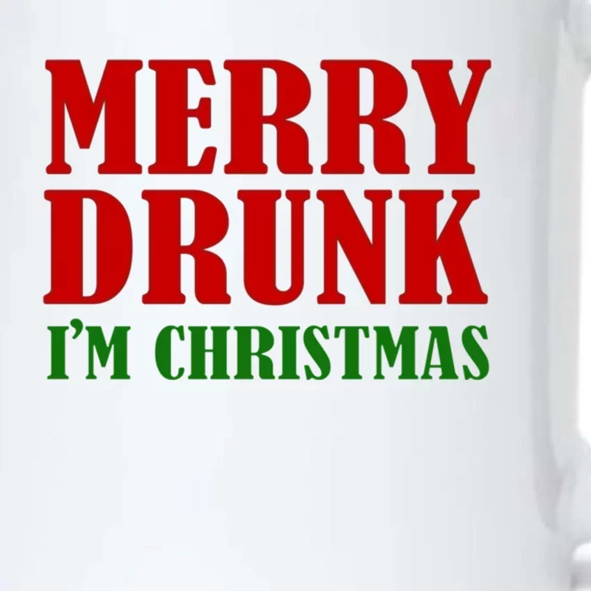 Merry Drunk IM Christmas Funny Ing Adult Jokes Gift Black Color Changing Mug